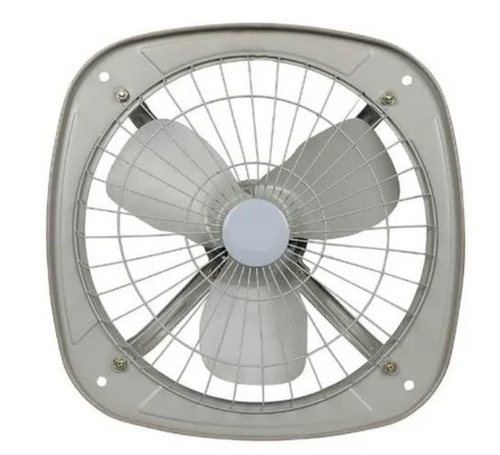 SPINKS Heavy Duty Fresh Air Metal Exhaust Fan/Ventilation Fan For Kitchen, Bathrrom, Office 9 Inch 225MM | (Metallic GREY)