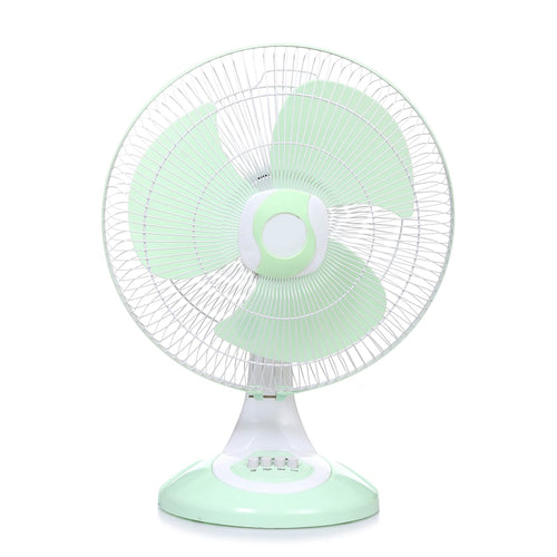 SPINKS 50 Watts 16" 400mm Table Fan 1300 RPM | 2 Years Warranty | Made in India | 180° Oscillation (White-Black)